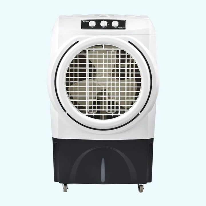 Super Asia  Room Coole ECM-4600 Plus DC -12 Volt Solar Advance Technology Moveable Grill Turbo Fan With Ice Box (For Re-Freezable Ice Packs Working Only DC-12 Volt Solar & Battery