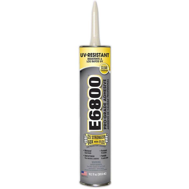 E6800 glue/adhesive clear 2 Time stronger UV resistance 300ml (Made in U.S.A)