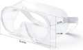 Multi-Purpose Adjustable Band Eye Safety Goggles in White - Comfortable, Anti-Impact, Waterproof Eye Protection. 