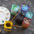 Square Tin Can Empty Cube Tin Box Storage Container kit for Tea Coffee Herb Candy Chocolate Sugar Gift and Crafts. 
