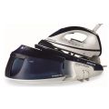 New KENWOOD Steam Iron Steam Station 2600W with 1.8L Water Tank Capacity, Ceramic Soleplate, 180g Steam Shot, Anti Drip, Auto Shut Off, Self Clean Function SSP20.000WB White/Blue. 