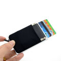 Men Aluminum Wallet With Back Pocket ID Card Holder RFID Blocking Mini Slim Metal Wallet Automatic Pop up Credit Card Coin Purse. 