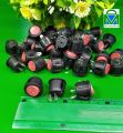 DreamsMart Pack of 4pcs ON / OFF Switch button KCD-107 round Button 20x28mm mini switch 2-Pin SPST snap-in On/Off rocker switch arduino DC motor fan pump. 