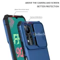 Quiberk for Infinix Note 11 / Note 12 G88 Phone Case Slide Camera Cover Kickstand Hard Shockproof Armor Back Casing. 