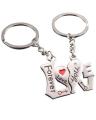 Heart Forever Love Key Rings For Couple. 