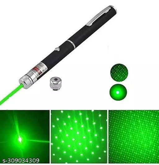 Green LASER LIGHT, Green Laser Pointer With Rechargeable Battery, Charger and Lock Key for teaching, astronomy, pets training, tour guide, classroom and business presentations, outdoor activities, travel, amazement etc