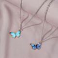 Fashion Trendy Butterfly Pendant Necklace for Women Make A Wish Statement Necklace Jewelry Gifts Wholesale Dropshipping. 