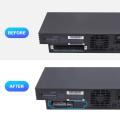 2.5IN Hard Drive Bracket For PS2 SATA Network Adapter 3D Printed Stand Holder HDD Bracket SSD Stand For PS2 Fat Game Console. 