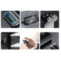 Alpha X-200 10000mAh Power Bank With Phone Holder, LED Display And 2x Torch Lights. 