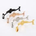 Stainless Steel Flip Lock Butterfly Deployment Clasp Watch Deployant Buckle Watch Strap 16mm 18mm 20mm 22mm. 