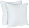 Cushion Pack of 2 Decorative Pillow Inserts - Square 18 x 18 Inches Sofa and Bed Pillow. 
