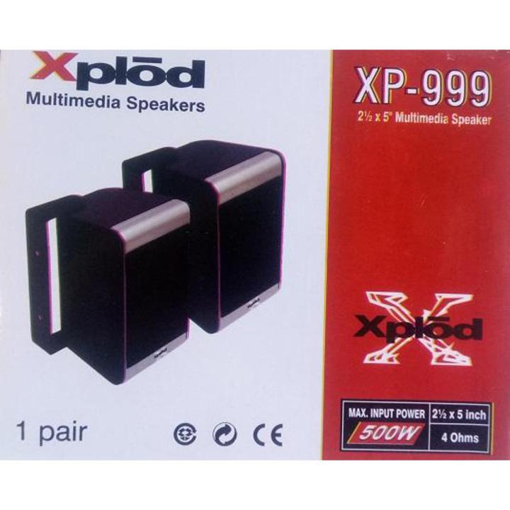 Pack Of 2 - Xplod 2.5x5 Inch 2 Way Car Audio Sound System Speaker 500 Watt For Car and Home Entertainment