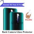Xiaomi Redmi Note 8 Pro Full Black 9D Tempered Glass Edge to Edge Full Glue Screen Protector + Back Camera 9H Gorilla Flexible Protector For Mi Note8 Pro. 