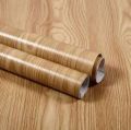 Wood Plank Wallpaper Self Adhesive Brown Peel and Stick Vinyl Wall Covering 24x48 Inches Removable Waterproof Home Kitchen Decor AC and Fridge Decoration. 