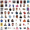 10/50Pcs Singer Drake Graffiti Stickers Phone Guitar Laptop Notebook Suitcase Cup Waterproof Sticker Decals Kids Toy. 