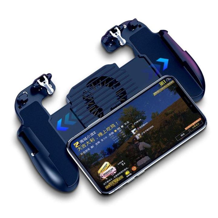 For PUBG Mobile iOS Android Controller Gamepad with Cooling Fan Gaming Trigger