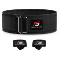 Sports Factory - 4 inch Weight Belt, Weight Lifting Belt for Men and Women, Back Support for Lifting, Squat and Deadlifting Workout, Weightlifting Belt, Olympic Lifting, Weight Belt With Free Straps. 