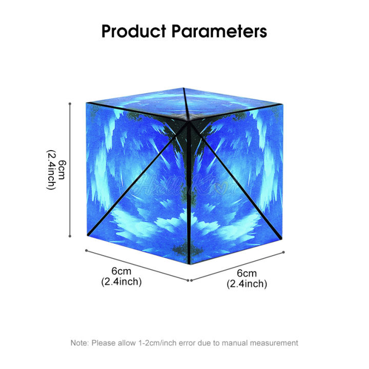 HelloKimi%20Cubes%20Infinity%20Geometric%20Star%20Magic%20Funny%20Variety%20Changeable%20Rubik's%20Cube%20Shape%20Shifting%20Decompressing%20Magnetic%20Fidget%20Anti%20Stress%203D%20Hand%20Flip%20Puzzle%20Toy%20-%20Image%203