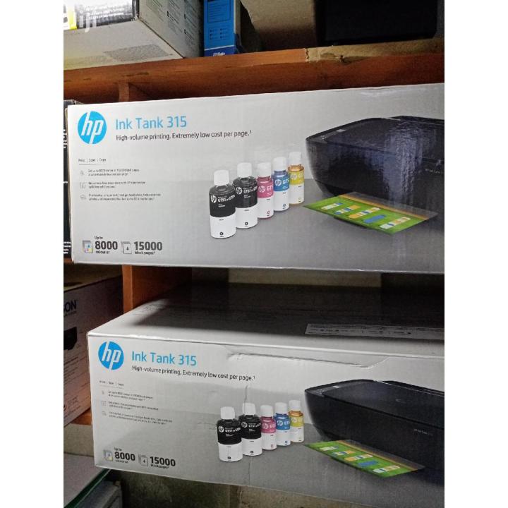 HP ink tank 315 all in one printer(HP Warranty Card)