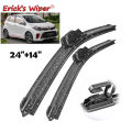 Erick's Wiper LHD Front Wiper Blades For KIA Picanto MK3 2018 - 2023 Windshield Windscreen Clean Window Car Rain Brushes 24" 14". 