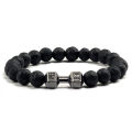Killer Bzzo Gym Dumbbells Beads Bracelet Natural Stone Barbell Energy Weights Bracelets for Women Men Couple Pulsera Wristband Jewelry Gift. 