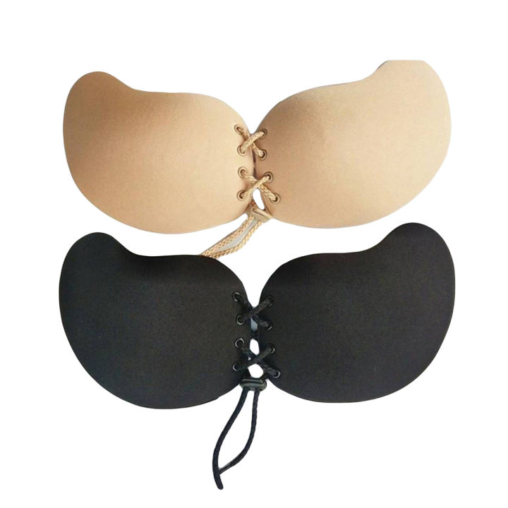 Women's Self Adhesive Strapless Bra Invisible Bra Wing Shape Push-up Bra Strapless Backless Bra