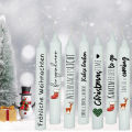 Candle Film Stickers Vibrant Candle Tattoo Stickers Perfect for Christmas Parties Easy Application Rich Colors Christmas Tattoo Stickers. 