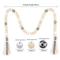 Wooden Beads String Lightweight Fine Workmanship Wooden Beads String. 