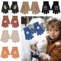 1Pair Cute 7-9 Years Children's Gloves Coldproof Windproof Hand Gloves Cartoon Cartoon Gloves Children. 