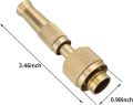High Pressure Water Nozzle - Multiple Modes - Adjustable Hose Nozzle- High Pressure Washer Shower  -  High Pressure Brass Nozzle for Car, Bike, Window Cleaning, Plant Gardening -. 
