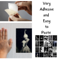 Black And White wall collage kit || 50pcs (4×6inch) Aesthetic Stickers, , Wall Collage Set, Adhesive Pictures, Bedroom Decore for girls, for Wall Aesthetic, Girls Bedroom Decor, Aesthetic Posters,Photo cards, Stickers, Very sticky, easy to paste. 