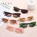2022 New Vintage Cat Eye Sunglasses Small Frame Retro Sunglasses UV400 Protection Eyewear Fashion Trendy Streetwear Eyewear. 