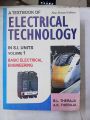 ELECTRICAL TECHNOLOGY VOLUME 1 BY BL THERAJA AKTHERAJA. 