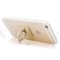 360° Rotating Metal Mobile Ring Holder for All Phones & Tablets Dual Tone Silver and Black. 