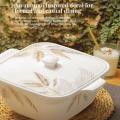 Sireina-05 Melamine Dinner Set including stainless steel Flatware,  80Pcs DG. 