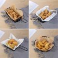 New Imported Quality French Fries Basket Snack Basket Fried Chicken Holder Fried Food Containe Strainer Basket Restaurant Tableware Party Supplies Cone Basket Fry Holder. 