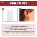 50 Pieces Earring Lobe Support Patches Sweatproof Earring Lift Patches Women. 