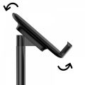 Baseus Phone Holder Stand For Table, Angle Adjustable Phone Holder Stand, Aluminum Stand Holder for Desk, Compatible with Mobile Phones & Tablets. 
