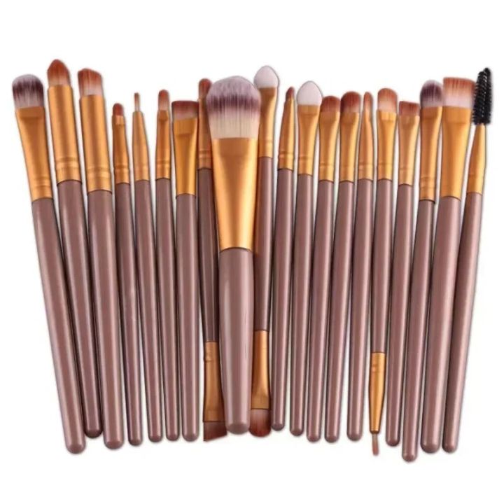Maange MAANGE 20 PCs Makeup Brush Set Eye Shadow Brush Set Foundation Brush Beauty Tools Makeup Set Foundation