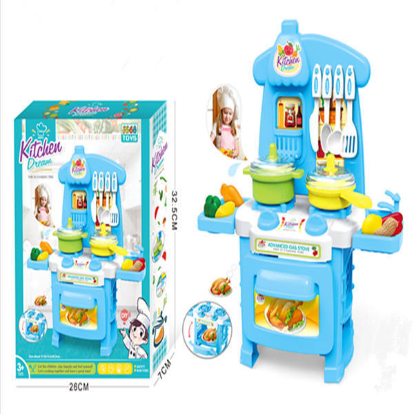 Kitchen Dream Simulation Cooking Mini Pretend Gas Stove Playset For Kids - Pretend Play Kitchen Set Toy For Kids