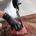 Black Nitrile Gloves Disposable 50 to 100 Pcs - Multi-Purpose Disposable Gloves Powder-Free, Waterproof & Thickened for Kitchen, Medical, Cleaning & Mechanical Use, Synthetic Rubber. Gloves. 