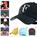 【ALLGOOD】New Stylish Limited edition newest men and women Roger Federer RF Hybrid Hat / tennis hat Cap (Black). 