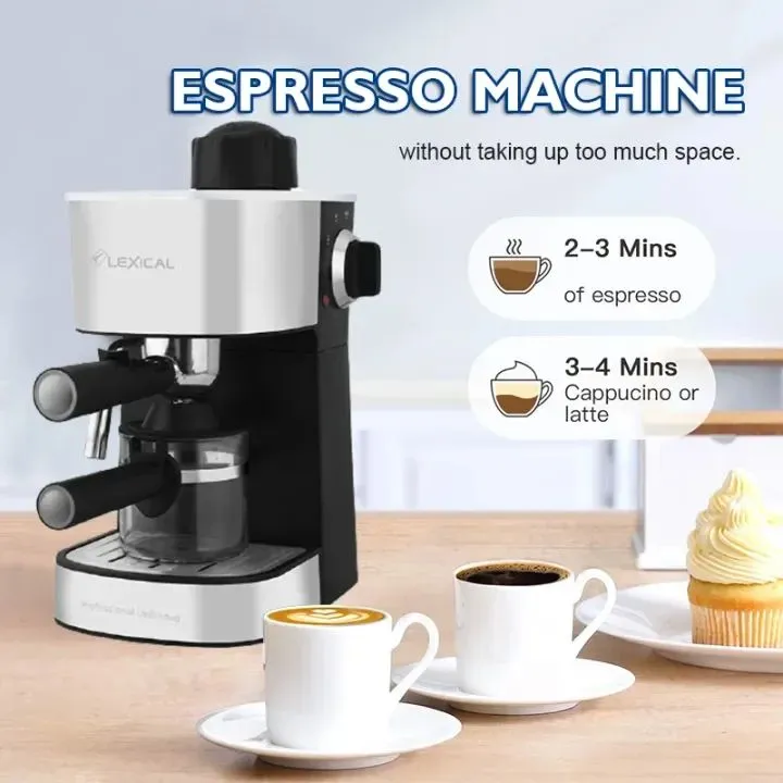 LEXICAL%20LEM-0601%20Small%20Italian%20Coffee%20Maker%20Espresso%20Machine%20%203.5%20Bar%204%20Cups%20Espresso%20Machine%20Cappuccino%20Latte%20Coffee%20Machine%20With%20Steam%20Milk%20Frother%20And%20Pot,%20Home%20Office%20Coffee%20Machine%20Removable%20Drip%20Tray%20Barista%20Style%20Coffee%20Machine%20800W%20Little%20Surprise%20-%20Image%203