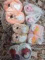 Pack of 5 - Baby 2 in 1 Socks Shoes / kids Toddlers Booties 0 - 12 month - Multicolour. 
