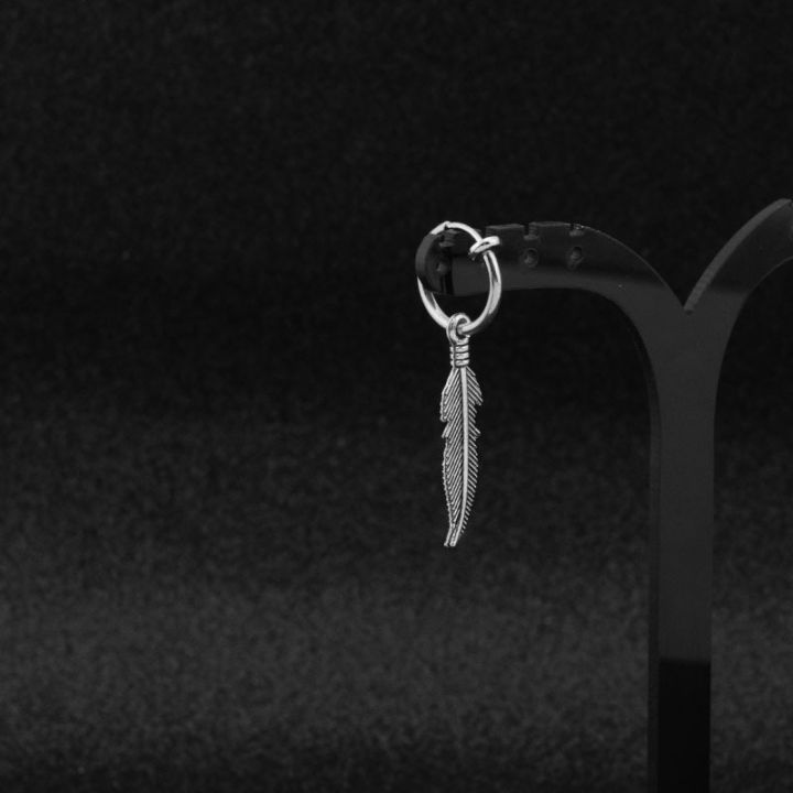 N%20ES%20GOT7%20Duan%20Yien%20with%20the%20same%20retro%20feather%20earrings%20earrings%20without%20pierced%20ear%20clips%20-%20Image%202