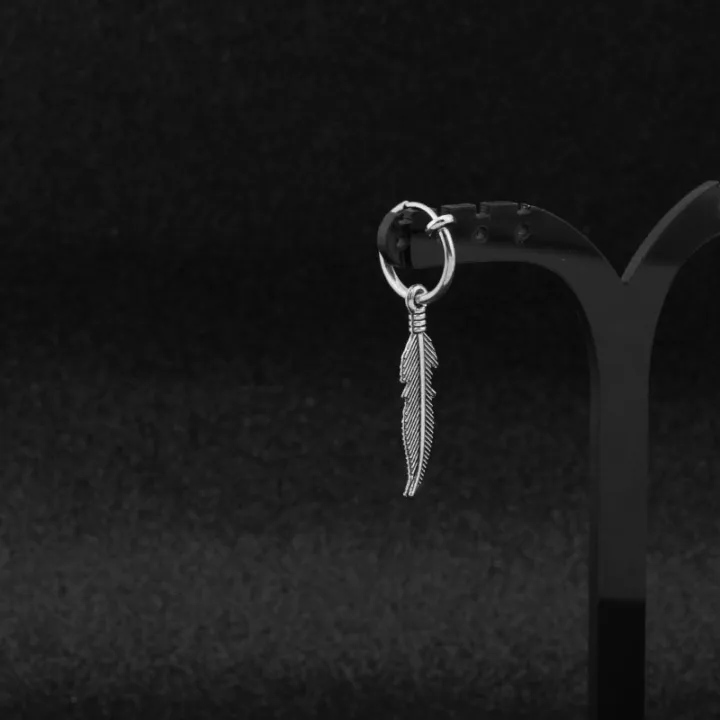 N%20ES%20GOT7%20Duan%20Yien%20with%20the%20same%20retro%20feather%20earrings%20earrings%20without%20pierced%20ear%20clips%20-%20Image%202