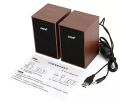 SADA V-160 USB Wired Wooden Combination Speakers Computer Speakers Bass Stereo Music Player Subwoofer Sound Box for Desktop Laptop Notebook Tablet PC Smart Phone.. 