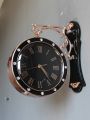 Modern Luxury Double Sided Clock hanging Living Room Silent two-way clock Fancy And Attractive Wall Clock For Home Interior restaurant wall hanging quartz clock and Decor High Quality Beautiful Wall Clock. 