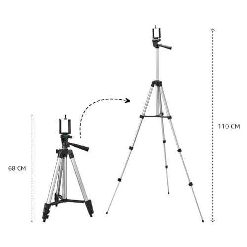 3.5%20Feet%20Tripod%20Stand%20for%20Mobile%20Phones%20and%20Cameras%20with%20Mobile%20Phone%20Holder,%20Adjustable%20and%20Portable%20Tripod%20Stand%20Mobile%20and%20DSLR%20Stand%20for%20Live%20Stream,%20Universal%20Tripod%20Stand,%20Silver%20Model%203110%20with%20Box%20and%20Bag%20%7C%20Elegant%20Home%20-%20Image%206