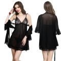 New Random Fashion Design For 3 Piece Nighty IN Sleeping Dress For Comfortable In Party Club Material In Net Fabric Nighty For Penty Important Quality Multicolour In All Size In We Can Send Any Colour. 